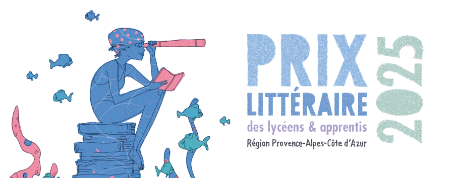 Prix littéraire des lycéens et apprentis de la région Sud Provence Alpes Côte d'Azur Logo